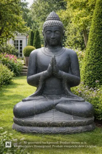Product image of the product “Buddha sitting, cast stone, 175cm height, lightweight ”